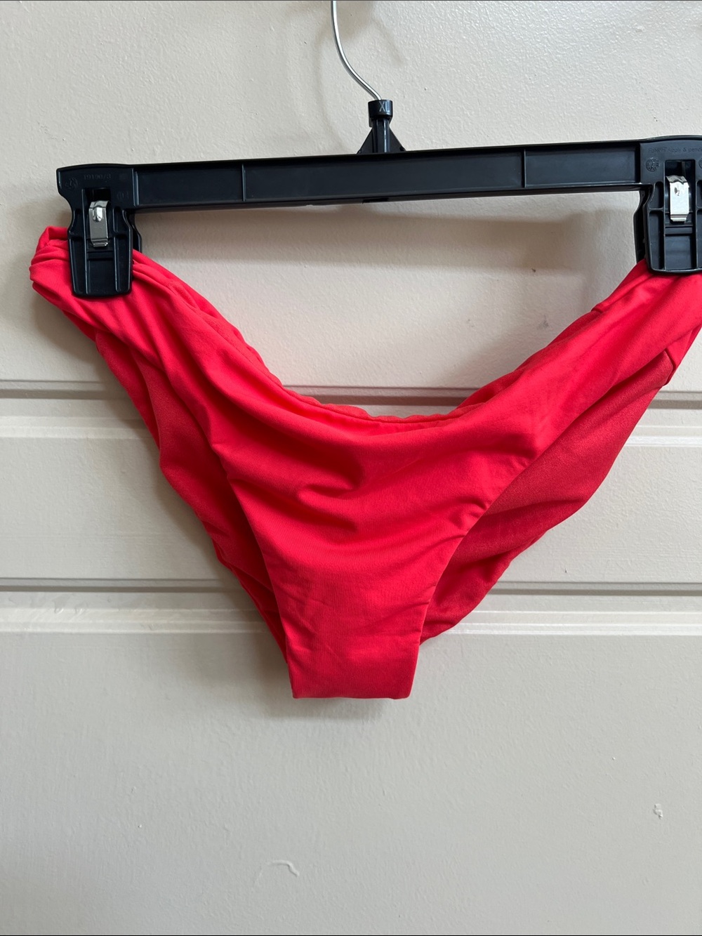 Billabong bikini bottom Sz L red summer beach vacation.